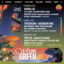 Festival We Love Green - Concert à Paris au Bois de Vincennes le 6 juin 2026