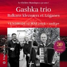 Gashka Trio - Concert à Paris au CENTRE MANDAPA le 22 mai 2026