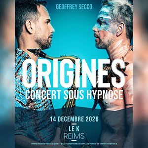 Geoffrey Secco - Concert à Reims au LE K - KABARET CHAMPAGNE MUSIC HALL le 14 décembre 2026