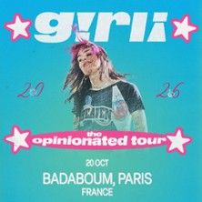 Girli - Concert à Paris au Badaboum le 20 octobre 2026