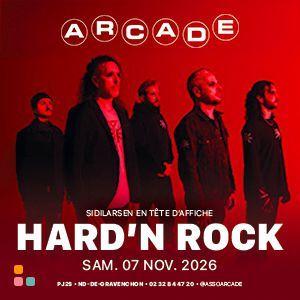 Sidilarsen - Concert à Notre Dame De Gravenchon au A.R.C.A.D.E. le 7 novembre 2026