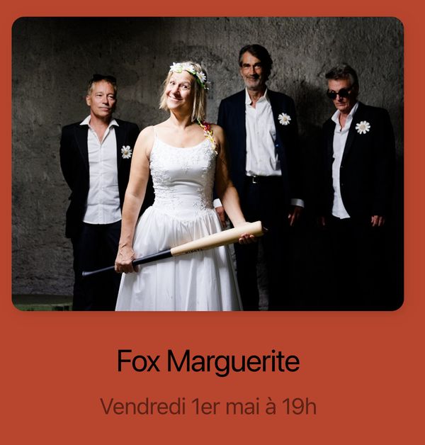 Hors Murs_Fox Marguerite_gva_chanson très rock à la Traboule - Concert à Carouge au La Traboule le 1 mai 2026