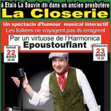 Humour Musical interactif - Concert à Etais La Sauvin au La Closerie le 22 août 2026