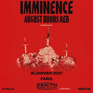 Imminence - Concert à Paris au Zénith Paris La Villette le 16 janvier 2027