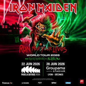 Iron Maiden - Concert à Lyon-décines au Groupama Stadium le 28 juin 2026