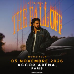 J.COLE : THE FALL-OFF TOUR - Concert à Paris au ACCOR ARENA le 5 novembre 2026