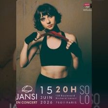 Jansi - Concert à Paris au Le Solo le 15 juin 2026
