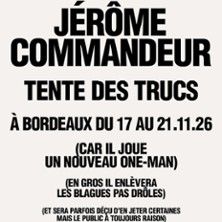 Jérôme Commandeur - Concert à Bordeaux au THEATRE TRIANON le 19 novembre 2026