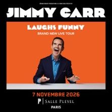 Jimmy Carr - Concert à Paris au SALLE PLEYEL le 7 novembre 2026