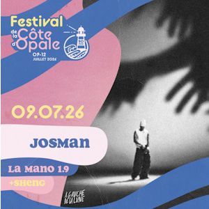 Josman - Concert à Boulogne Sur Mer au Site Plein Air de l'Embarcadère le 9 juillet 2026