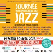 Omri Mor Trio, Baptiste Herbin, Karim Ziad, Minino Garay, Swaeli Mbappe, Aurore Voilque, Journée Internationale du Jazz 2026 - Concert à Nice au THEATRE LINO VENTURA le 30 avril 2026