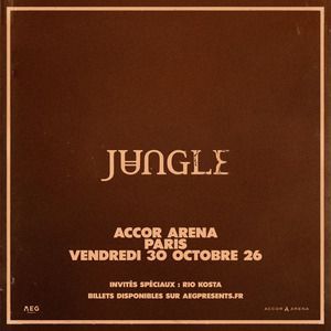 Jungle - Concert à Paris au ACCOR ARENA le 30 octobre 2026