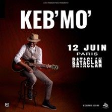 Keb'Mo' - Concert à Paris au Le Bataclan le 12 juin 2026