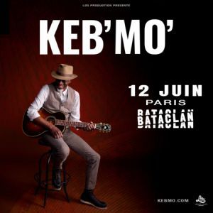 Keb' Mo' - Concert à Paris au Le Bataclan le 12 juin 2026