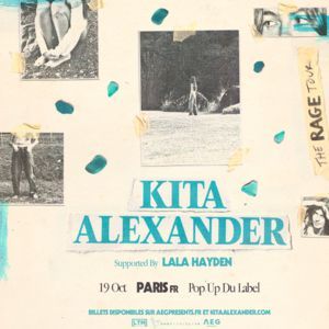 KITA ALEXANDER - Concert à Paris au POPUP! le 19 octobre 2026