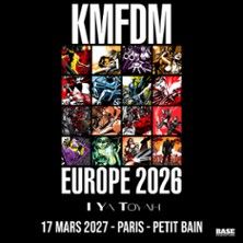 KMFDM - Concert à Paris au PETIT BAIN le 17 mars 2027