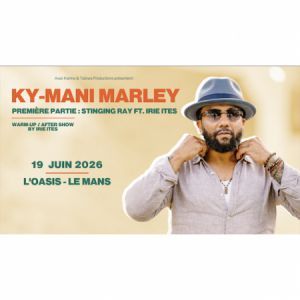Ky-Mani Marley - Concert à Le Mans au L'OASIS le 19 juin 2026