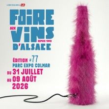 Festival Foire aux Vins d'Alsace - Concert à Colmar au THEATRE DE PLEIN AIR PARC EXPO le 2 août 2026