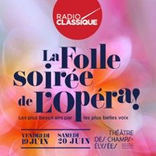 Théâtre des Champs Elysées - Toute la Saison - Concert à Paris au Théâtre des Champs-Elysées le 19 juin 2026