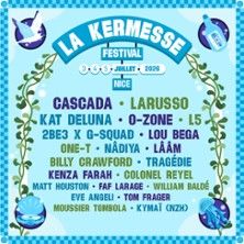 La Kermesse Festival - Concert à Nice au THEATRE DE VERDURE le 3 juillet 2026