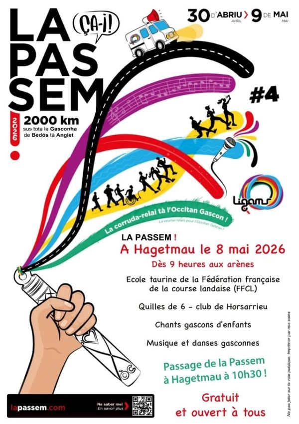 La Passem à Hagetmau - Concert à Hagetmau au Place de Tordesillas, Hagetmau (40) le 8 mai 2026