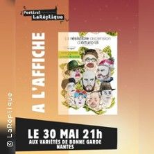 La résistible ascencion d'Arturo Ui - Concert à Nantes au Les Variétés le 30 mai 2026
