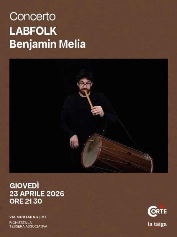 labfolk di Benjamin Melia in concerto - Concert à Milano au Via Mortara 4, Milano, Italia le 23 avril 2026