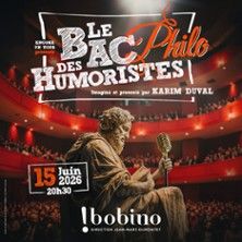 Le Bac Philo des Humoristes - Concert à Paris au BOBINO le 15 juin 2026
