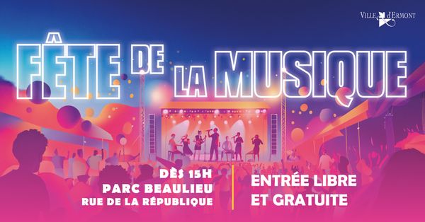 Le Parc Beaulieu célèbre la musique - Concert à Ermont au Parc Beaulieu de Ermont le 21 juin 2026