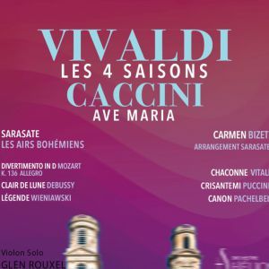Les 4 Saisons de Vivaldi, Ave Maria et Célèbres Concertos - Concert à Paris au EGLISE SAINT SULPICE le 20 septembre 2026