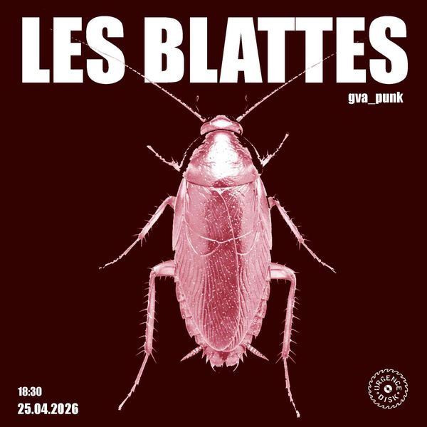 Les Blattes_gva_punk (dans le HALL) - Concert à Geneve au Urgence Disk Records le 25 avril 2026