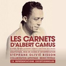 Les Carnets d'Albert Camus - Concert à Paris au Théâtre de Poche Montparnasse le 8 mai 2026