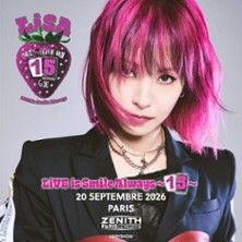 LiSA (Risa Oribe) - Concert à Paris au Zénith de Paris - La Villette le 20 septembre 2026