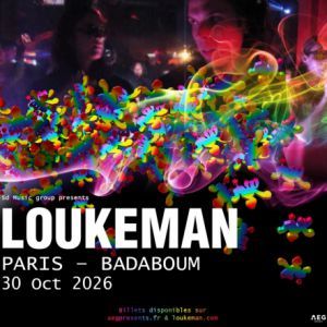 LOUKEMAN - Concert à Paris au Badaboum le 30 octobre 2026
