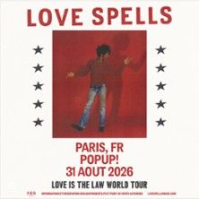 Love Spells - Concert à Paris au POPUP! le 31 août 2026