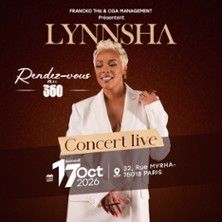 Lynnsha - Concert à Paris au Le 360 - Paris Music Factory le 17 octobre 2026