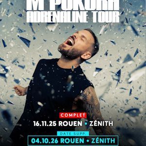 M.POKORA - Concert à Le Grand Quevilly au ZENITH DE ROUEN le 4 octobre 2026