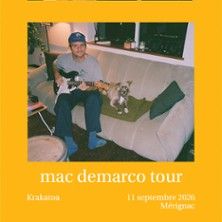 Mac DeMarco - Concert à Saint-herblain au Salle de la Carrière le 10 septembre 2026