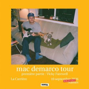 Mac DeMarco - Concert à Saint Herblain au LA CARRIERE le 10 septembre 2026