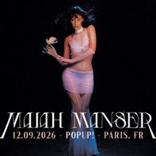 Maiah Manser - Concert à Paris au POPUP! le 12 septembre 2026