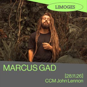 Marcus Gad - Concert à Limoges au CCM JOHN LENNON le 28 novembre 2026