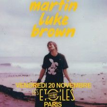 Martin Luke Brown - Concert à Paris au LES ETOILES le 20 novembre 2026