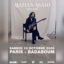 Mateus Asato - Concert à Paris au Badaboum le 10 octobre 2026