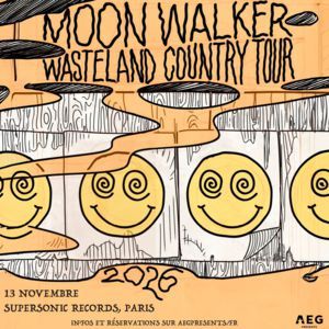 MOON WALKER - Concert à Paris au SUPERSONIC RECORDS le 13 novembre 2026