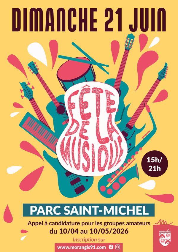 Morangis en musique : talents émergents & final rock - Concert à Morangis au Parc Saint-Michel le 21 juin 2026