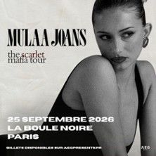 Mulaa Joans - Concert à Paris au La Boule Noire le 25 septembre 2026