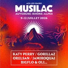 Festival Musilac - Concert à Aix-les-bains au Esplanade du Lac le 11 juillet 2026