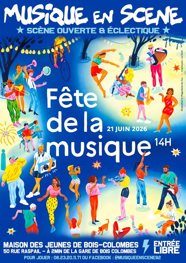 Musique En Scène Bois-Colombes - Concert à Bois-Colombes au Maison des Jeunes de Bois-Colombes le 21 juin 2026