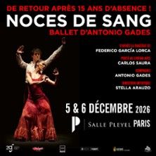 Noces de Sang - Concert à Paris au SALLE PLEYEL le 5 décembre 2026