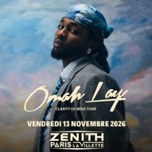 Omah Lay - Concert à Paris au Zénith de Paris - La Villette le 13 novembre 2026
